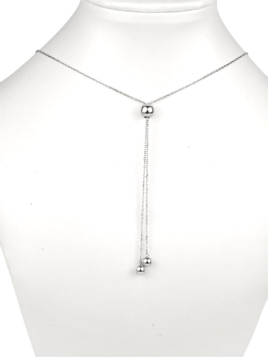 Necklace Tie White Gold