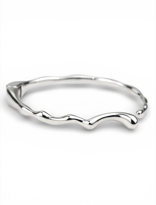 Silver Bracelet Wave