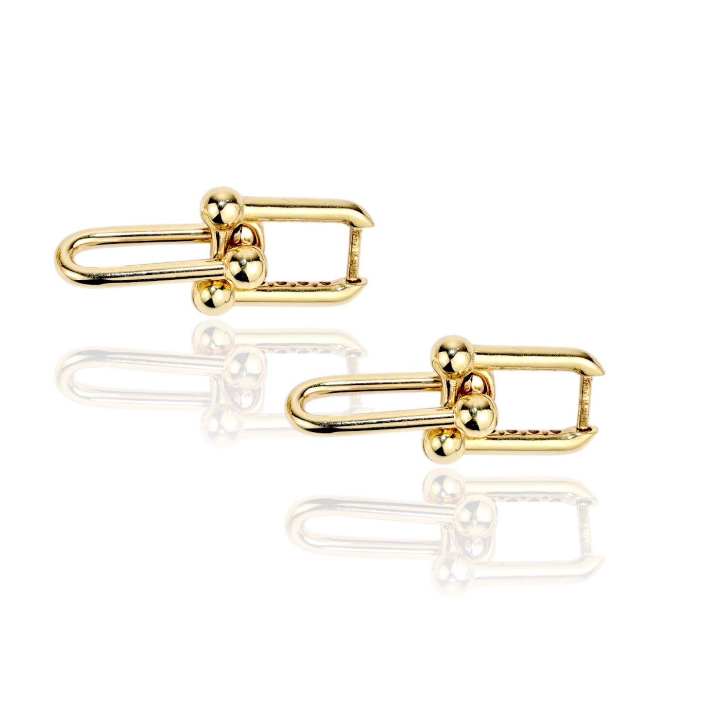 Yellow Gold 585 (14K) Chain Earrings