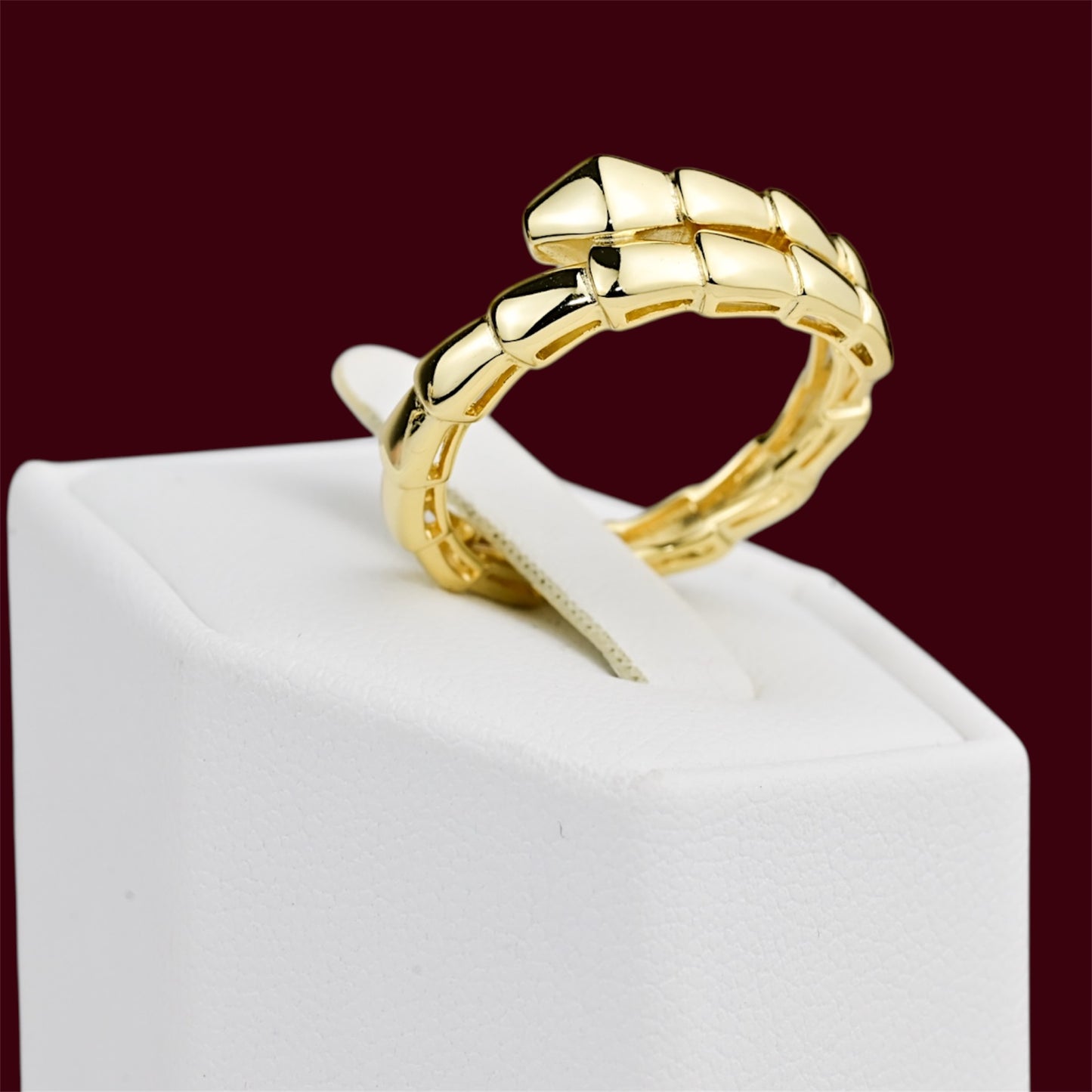 Silver 925 Yellow Gold Plated Set Snakes