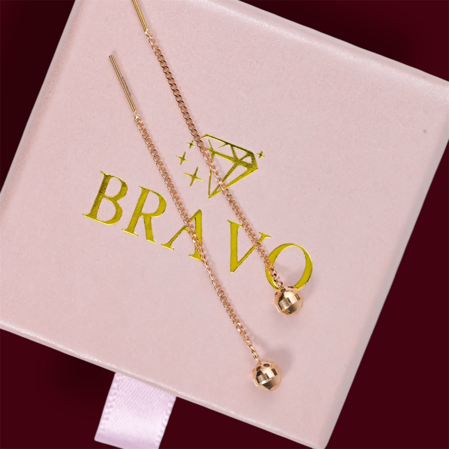 Thread Gold Earrings