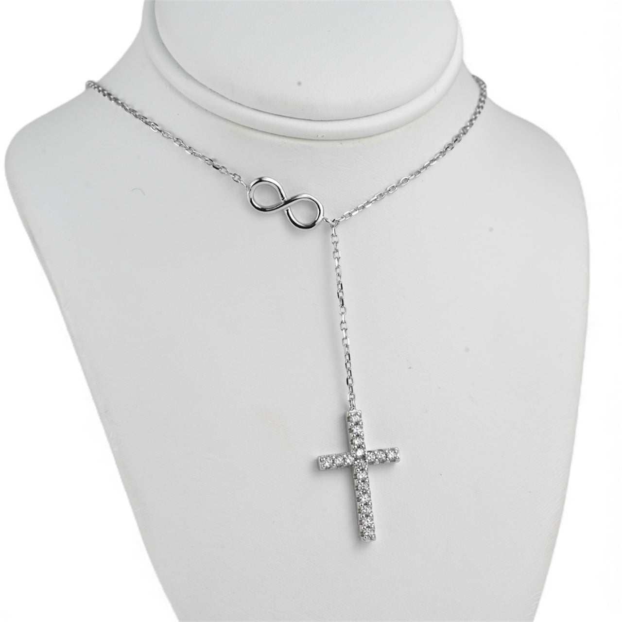 Silver Necklace Cross