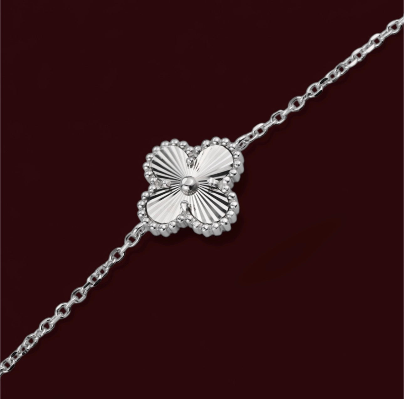 Bracelet Silver Clover