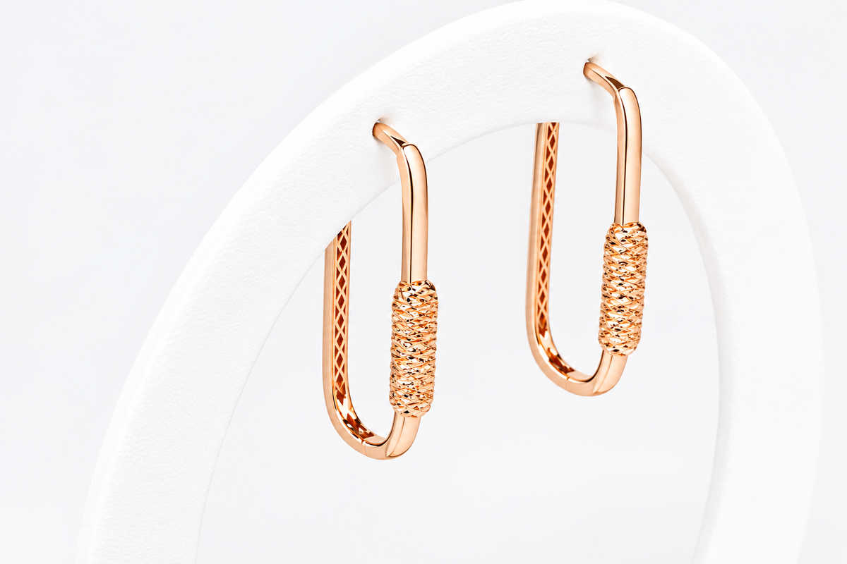 Rose Gold Earrings
