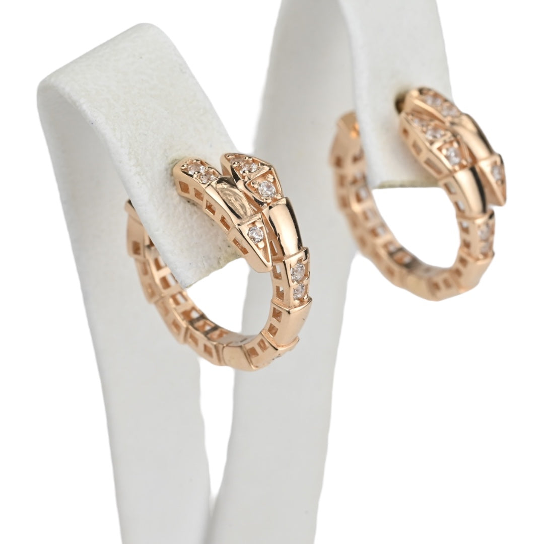 Earrings Hoops Snakes