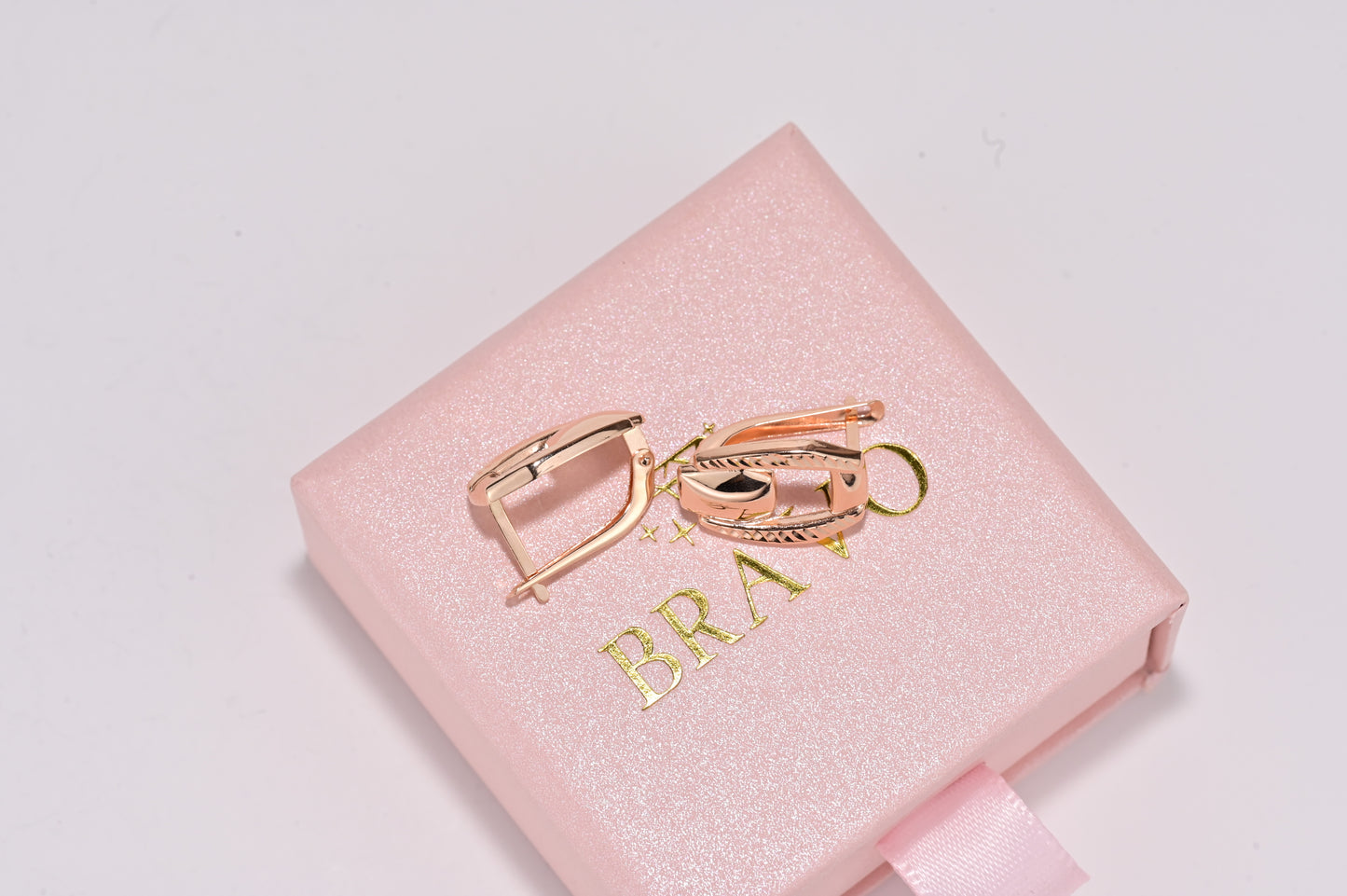 Rose Gold 585 Earrings