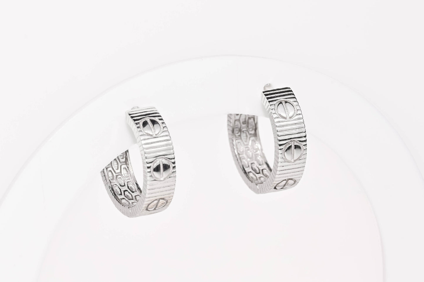 Silver Earrings Hoops