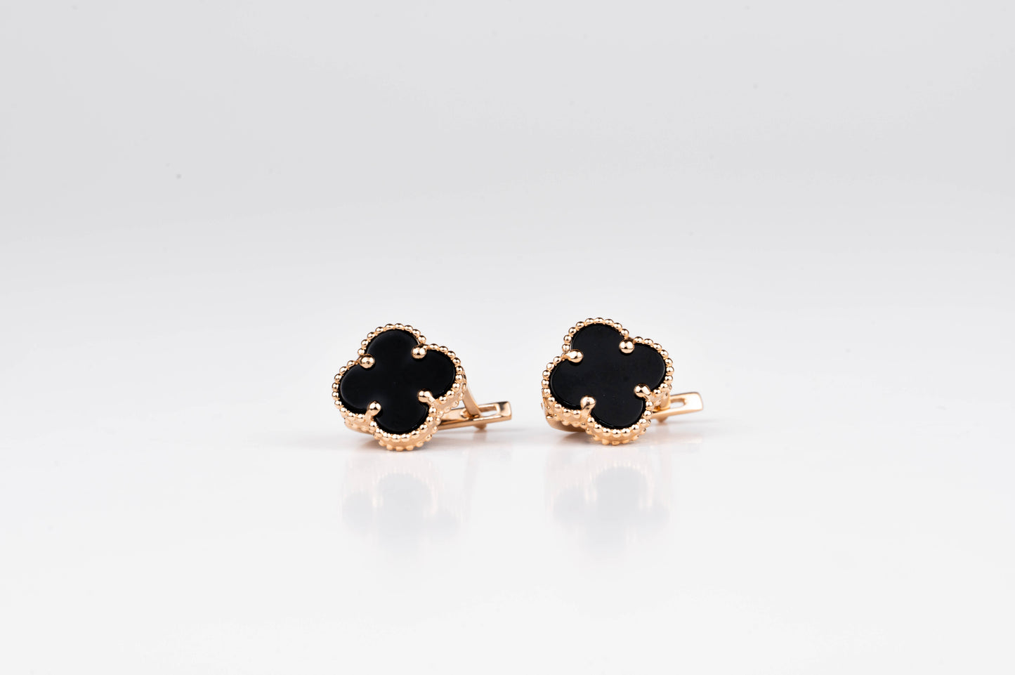 Earrings with Black Onyx