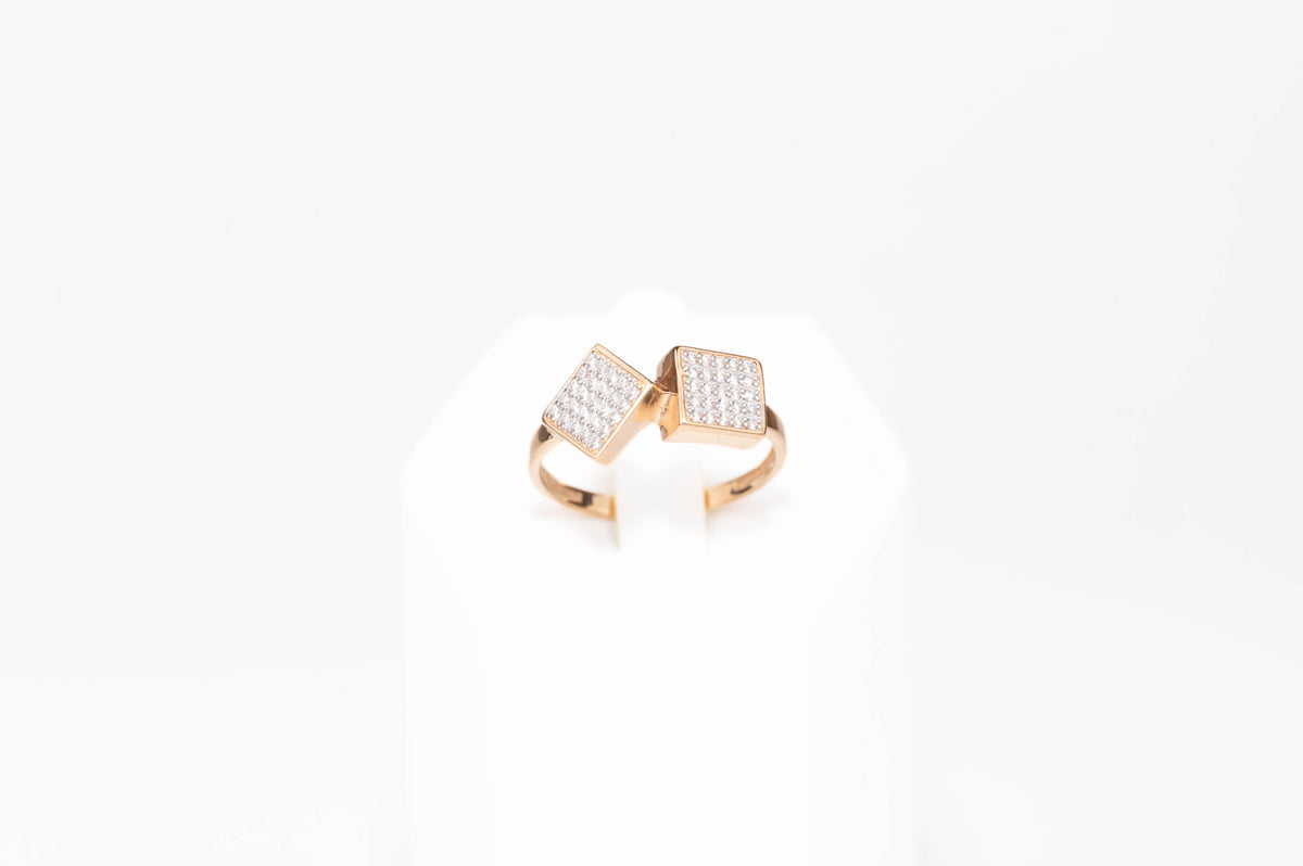 Rose Gold Ring Squares
