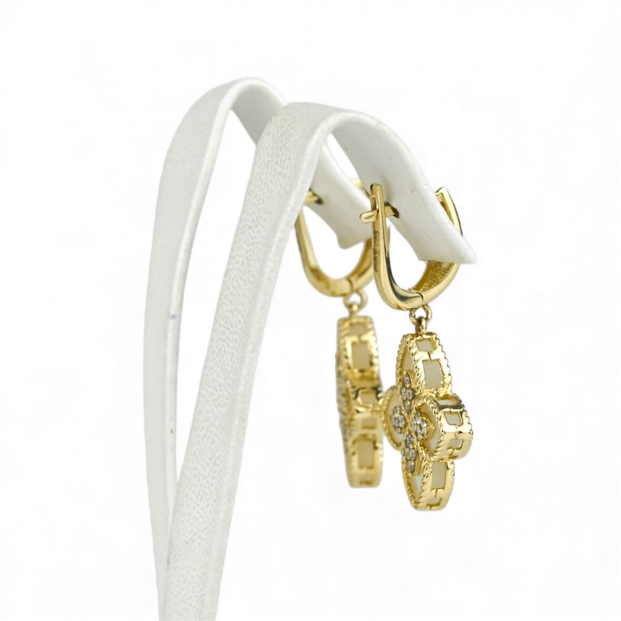 Yellow Gold Dangle Earrings