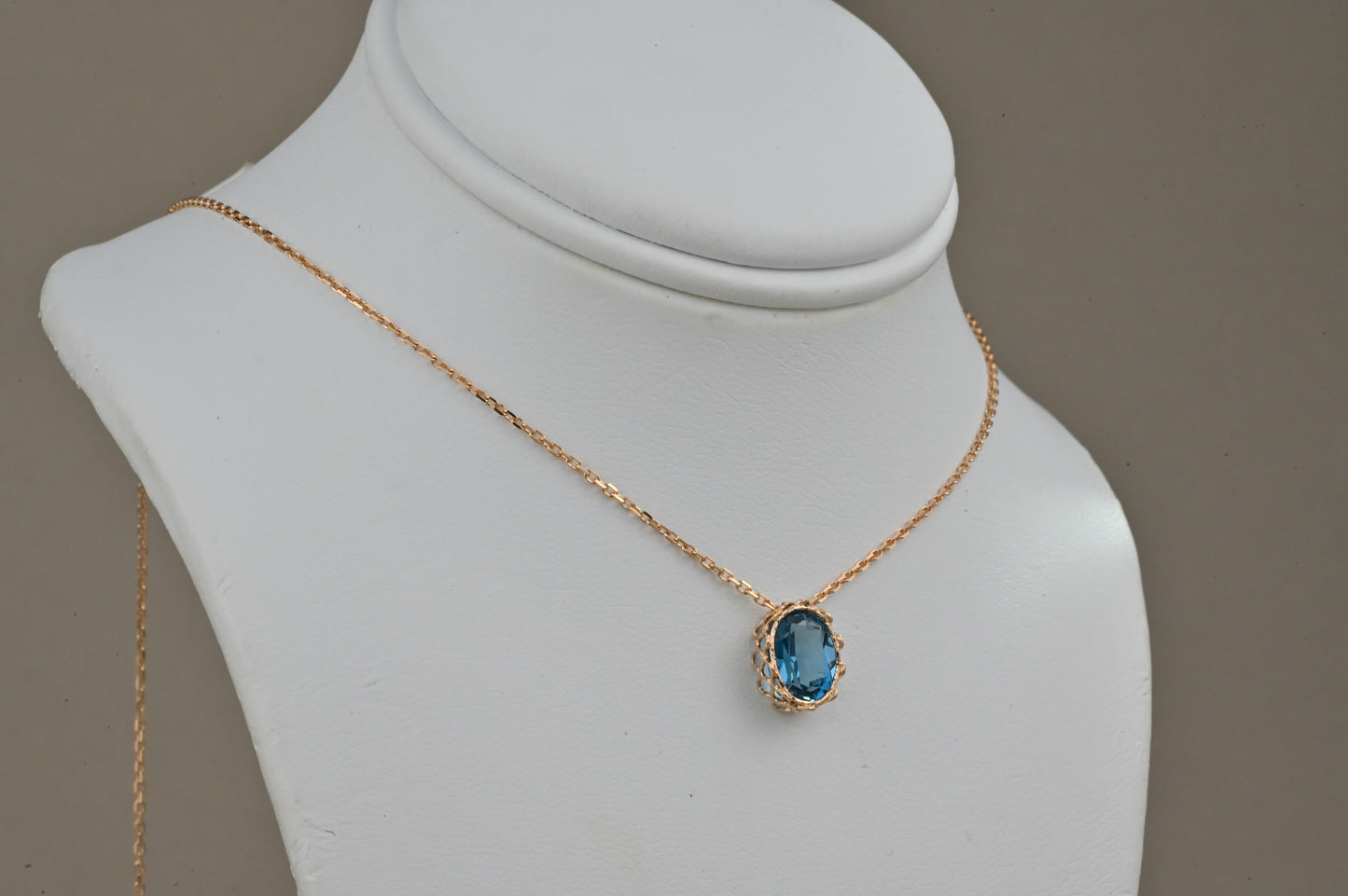 London Topaz Necklace