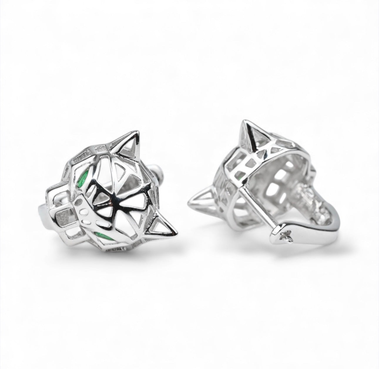 Silver Jewelry Set Panther