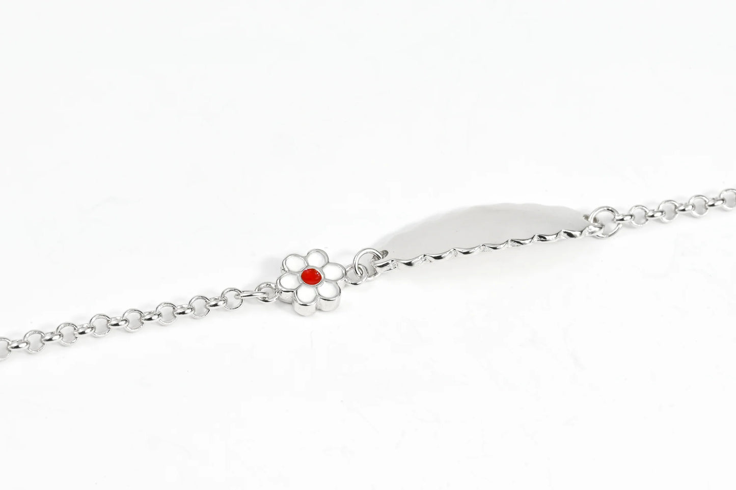 Kids Silver Bracelet Flower