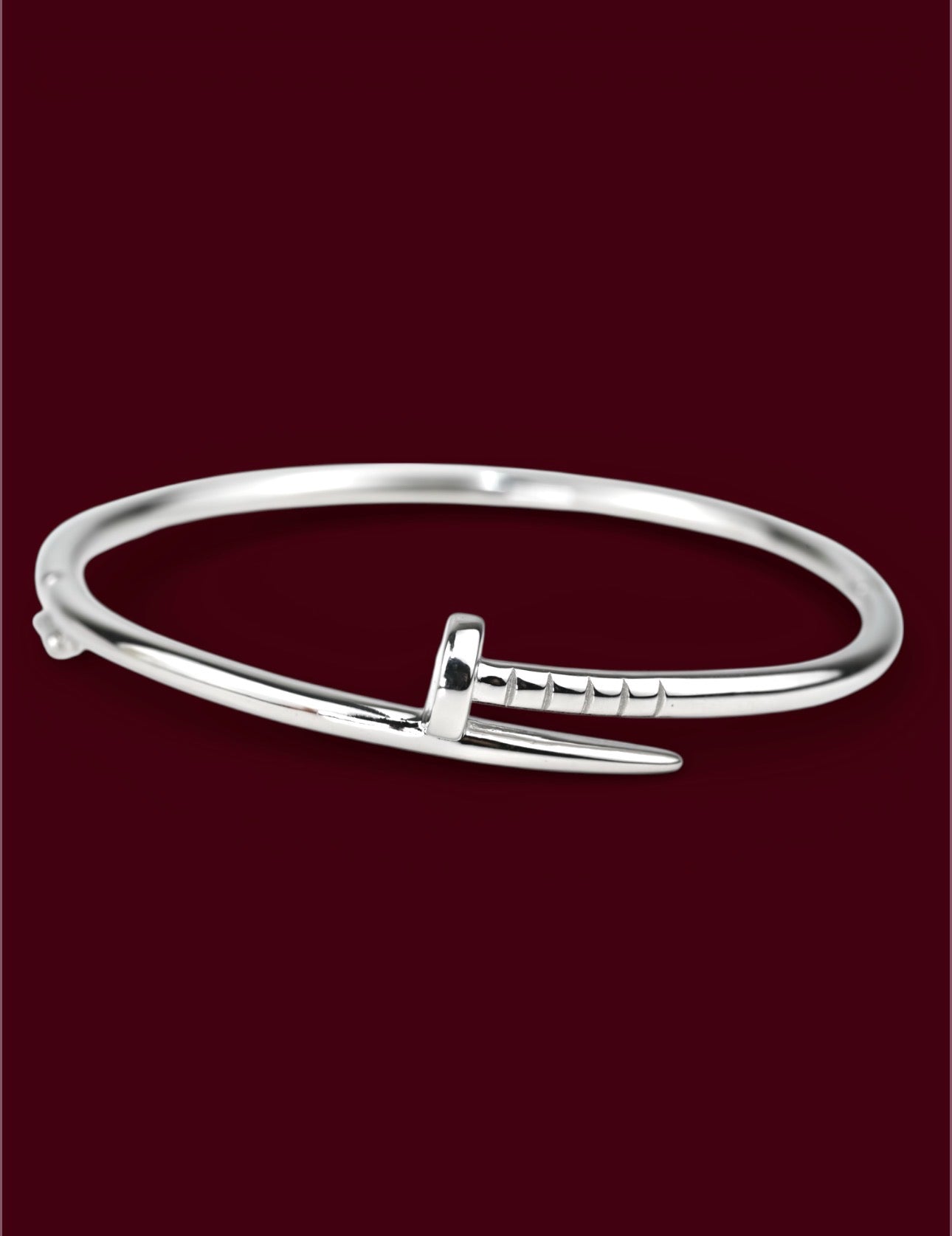 Silver Bracelet Nail