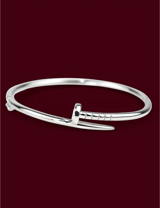 Silver Bracelet Nail