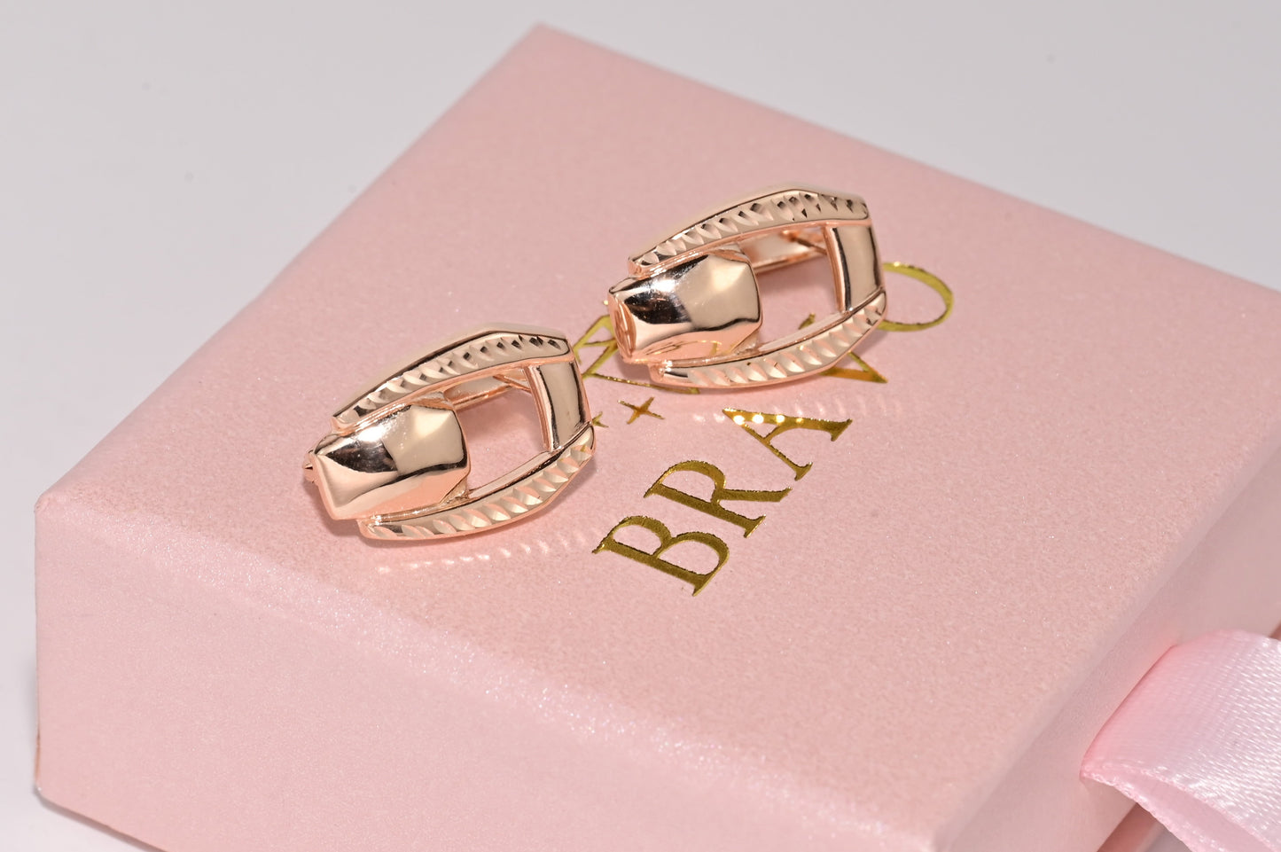 Rose Gold 585 Earrings