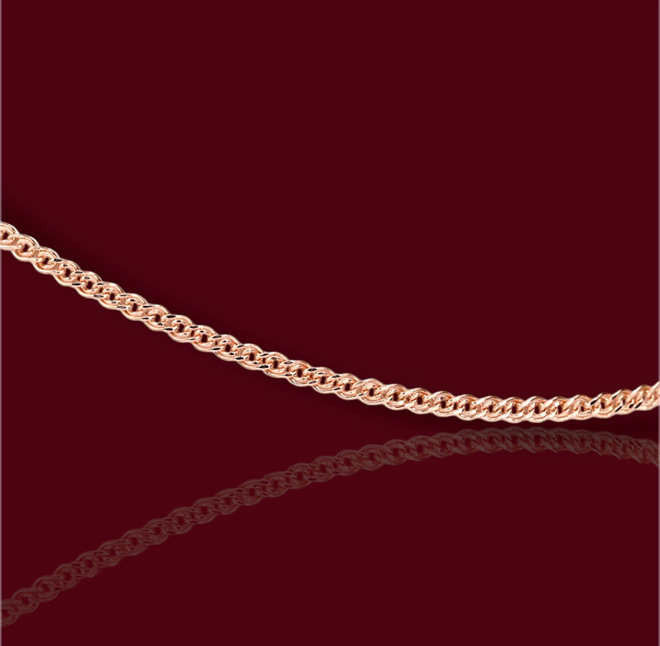 Rose Gold Chain 50cm