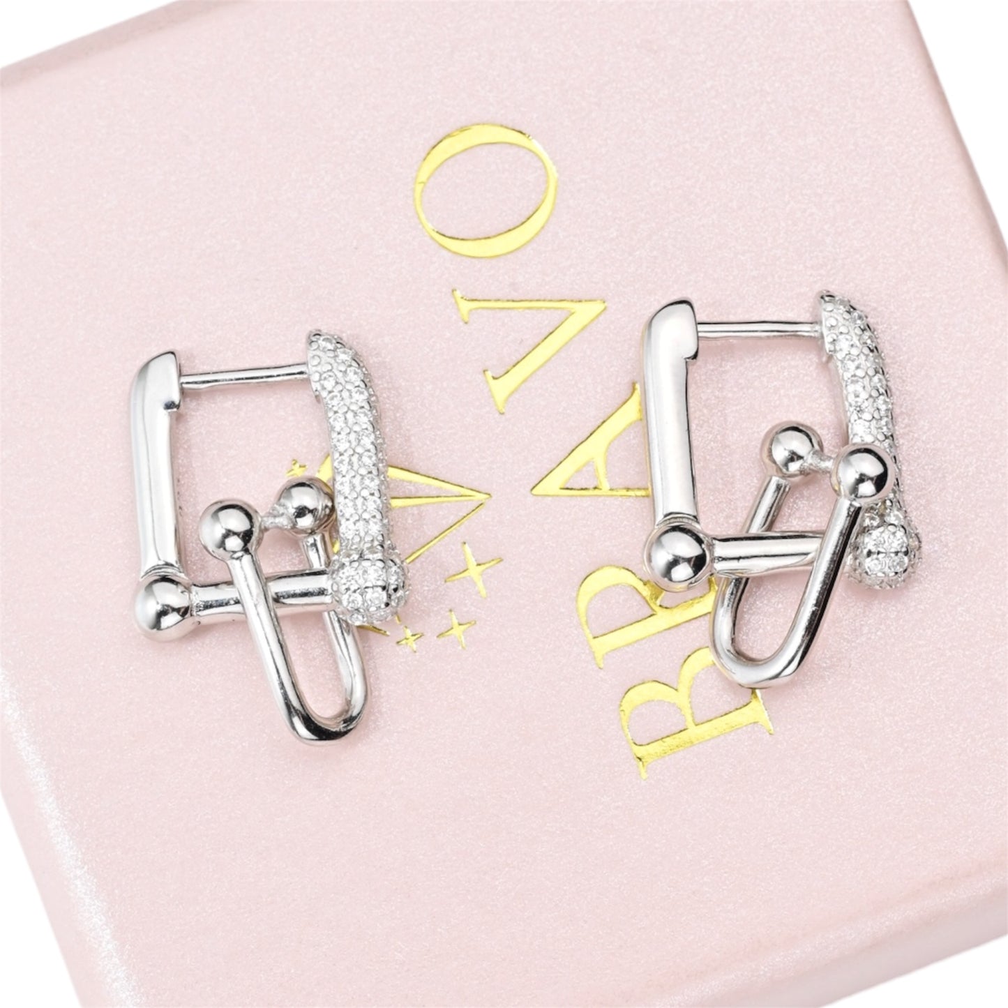 Silver Earrings Chain
