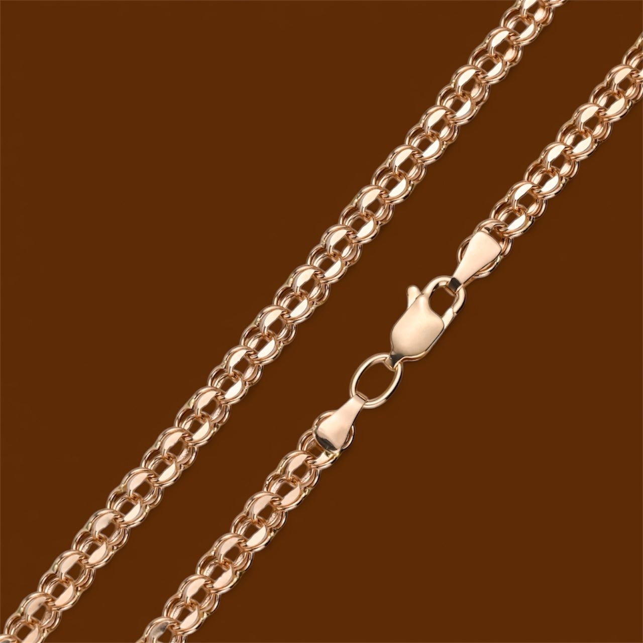 Rose Gold Chain for Men (60cm)
