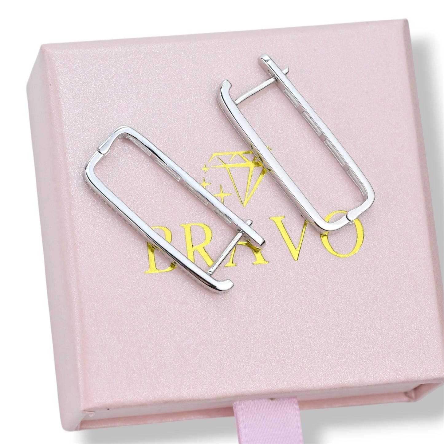 Silver Earrings with Zirconia stones