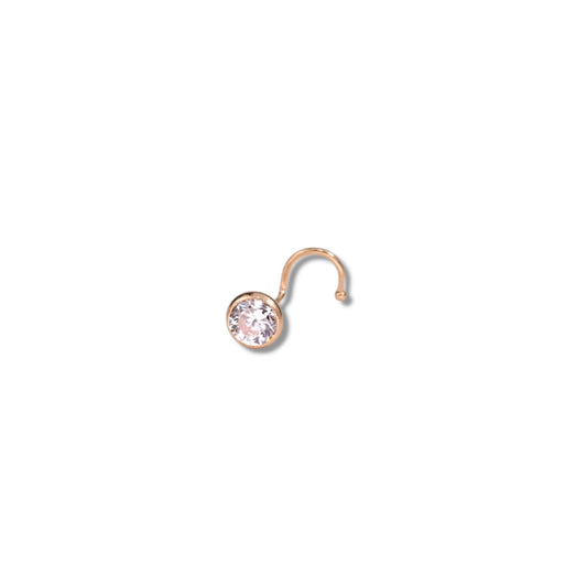 Nose Piercing White stone