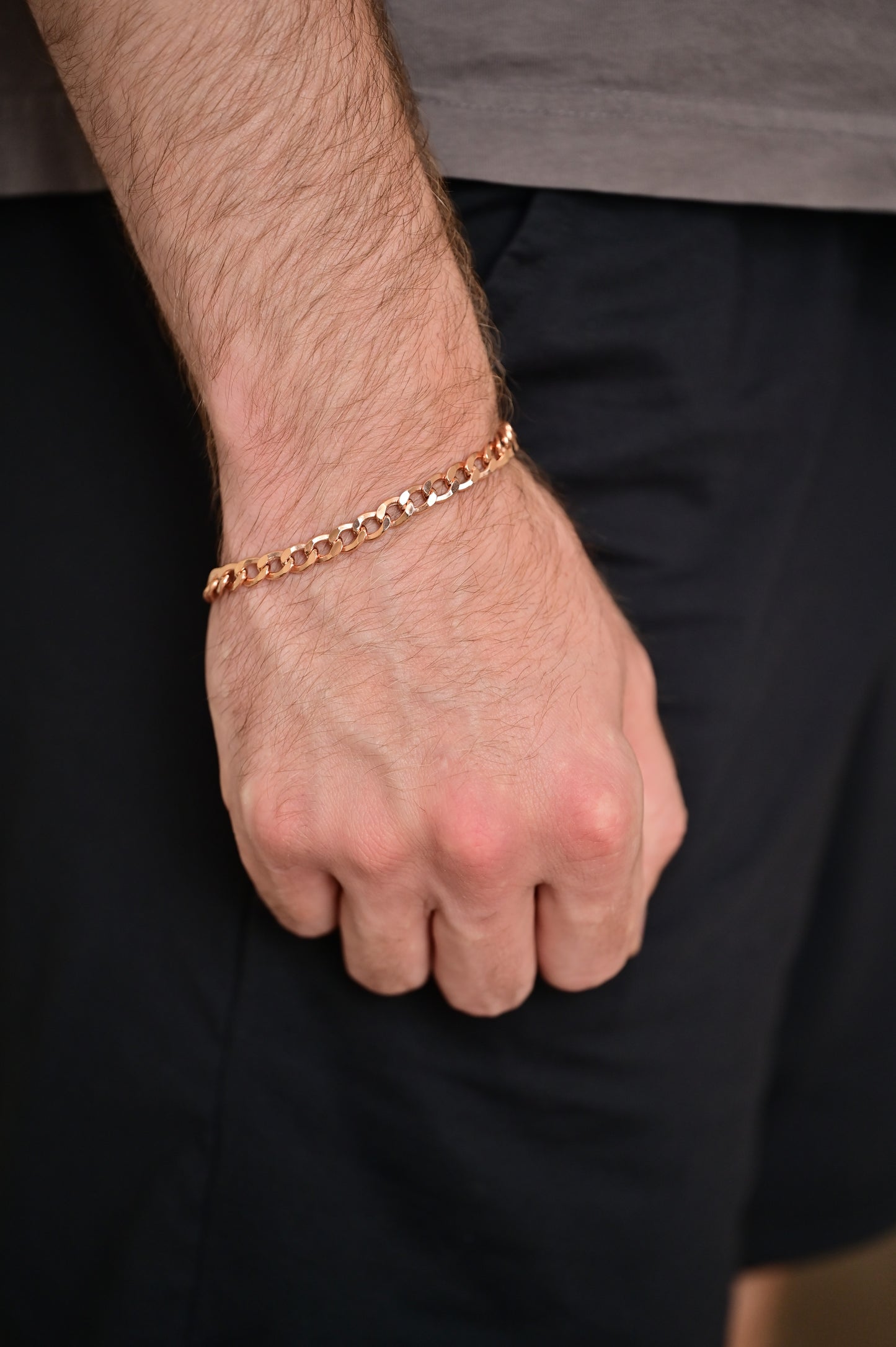 Rose Gold Bracelet for Men