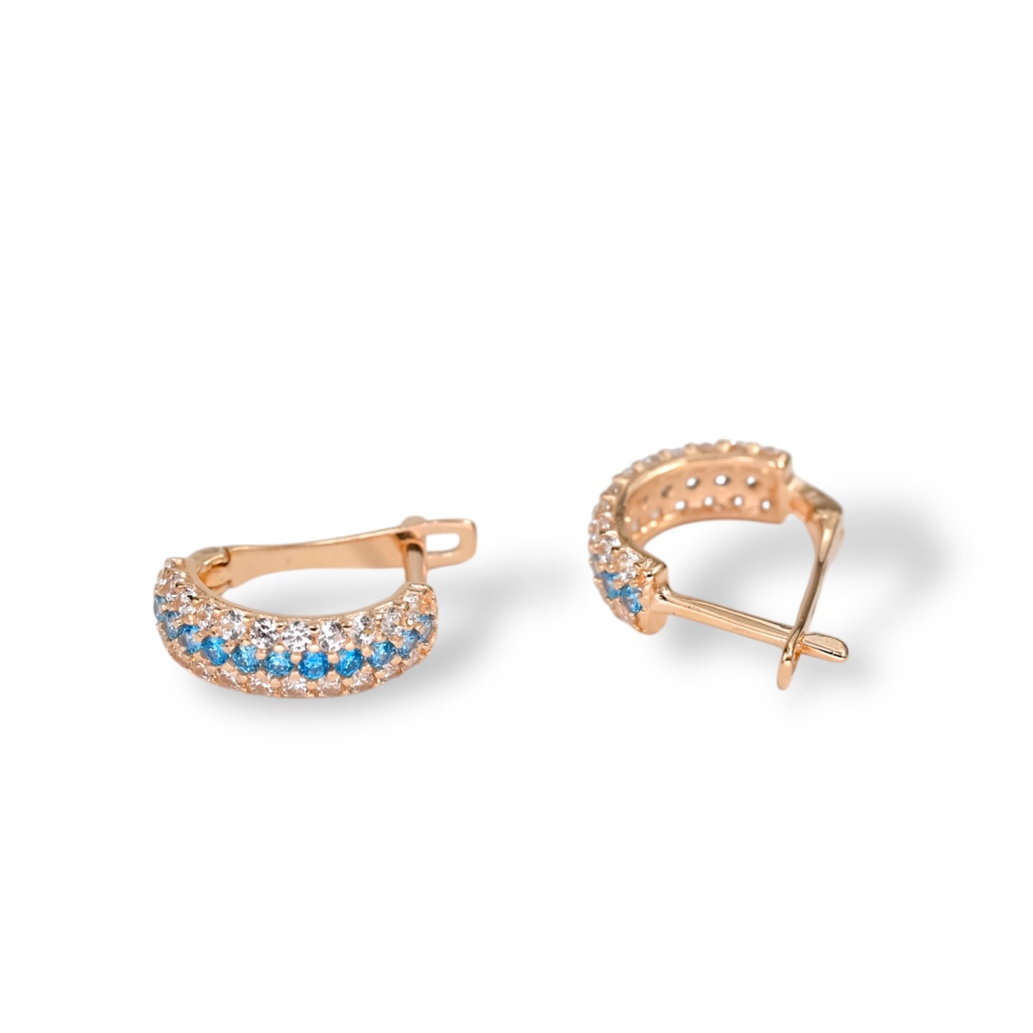 Kids Earrings Blue stones