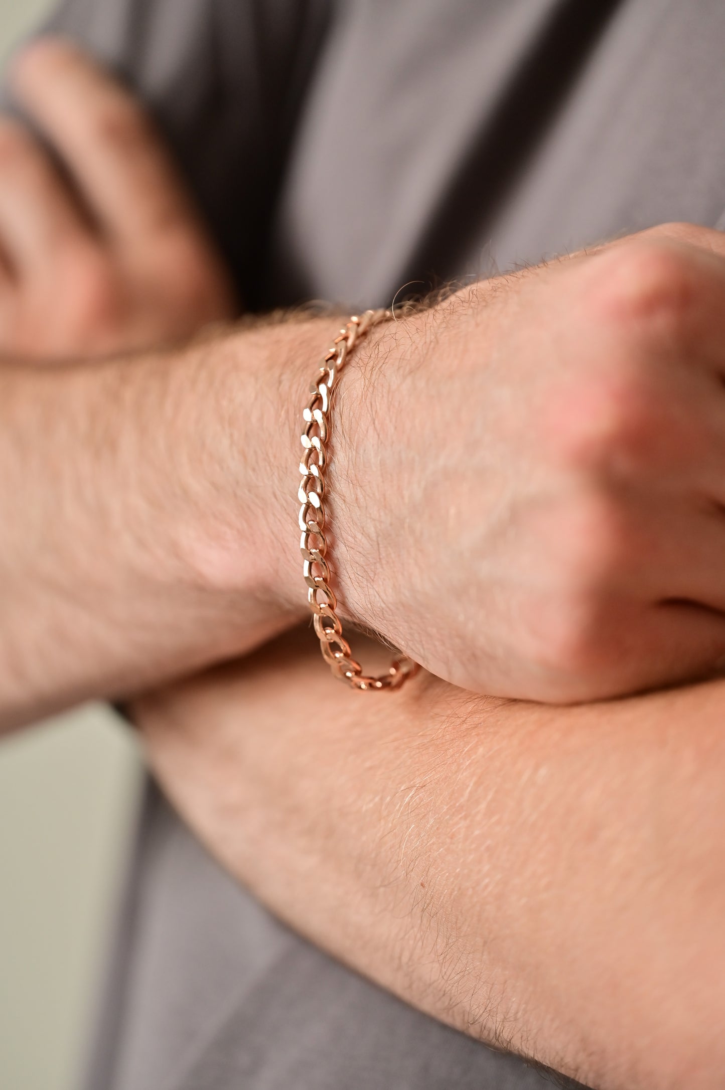 Rose Gold Bracelet for Men