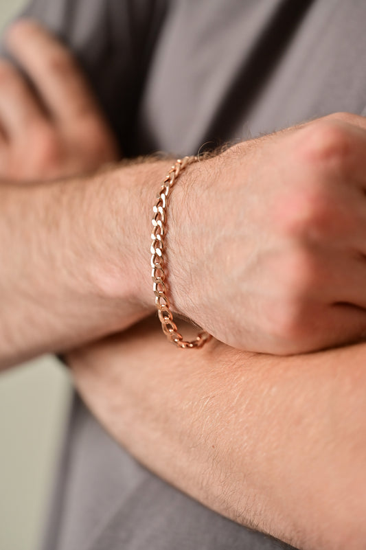 Rose Gold Bracelet for Men