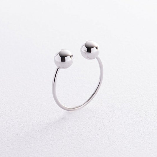 Ring Balls White Gold