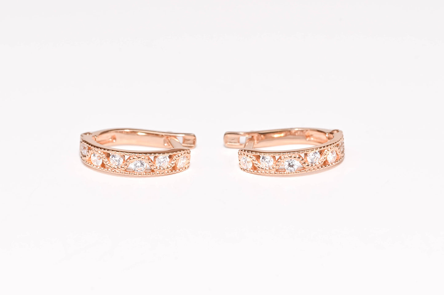 Kids Earrings Rose Gold 585(14K)