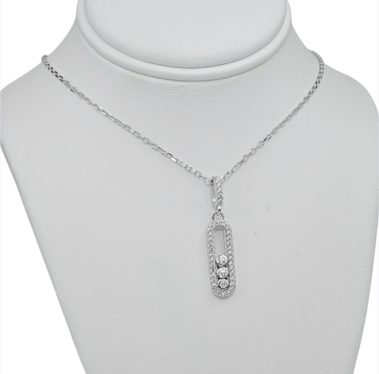 Silver Set with movable stones