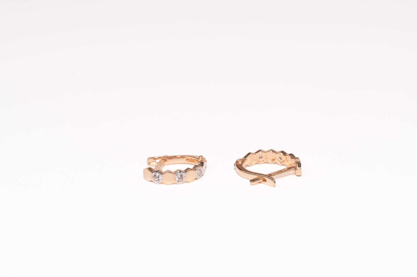Kids Earrings Rose Gold 585(14K)