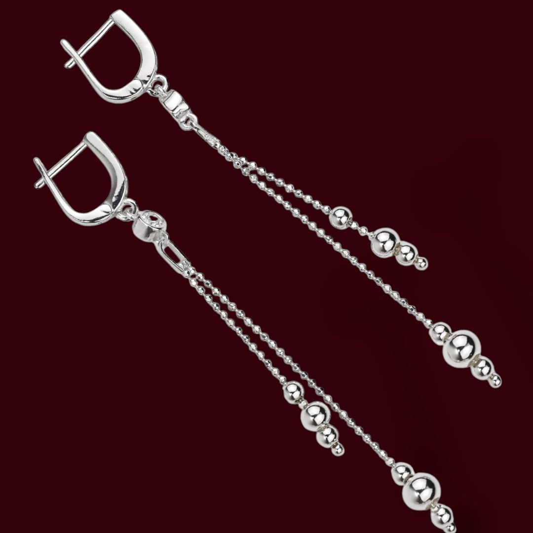 Dangle Silver Earrings