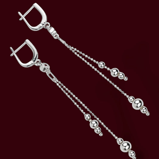 Dangle Silver Earrings