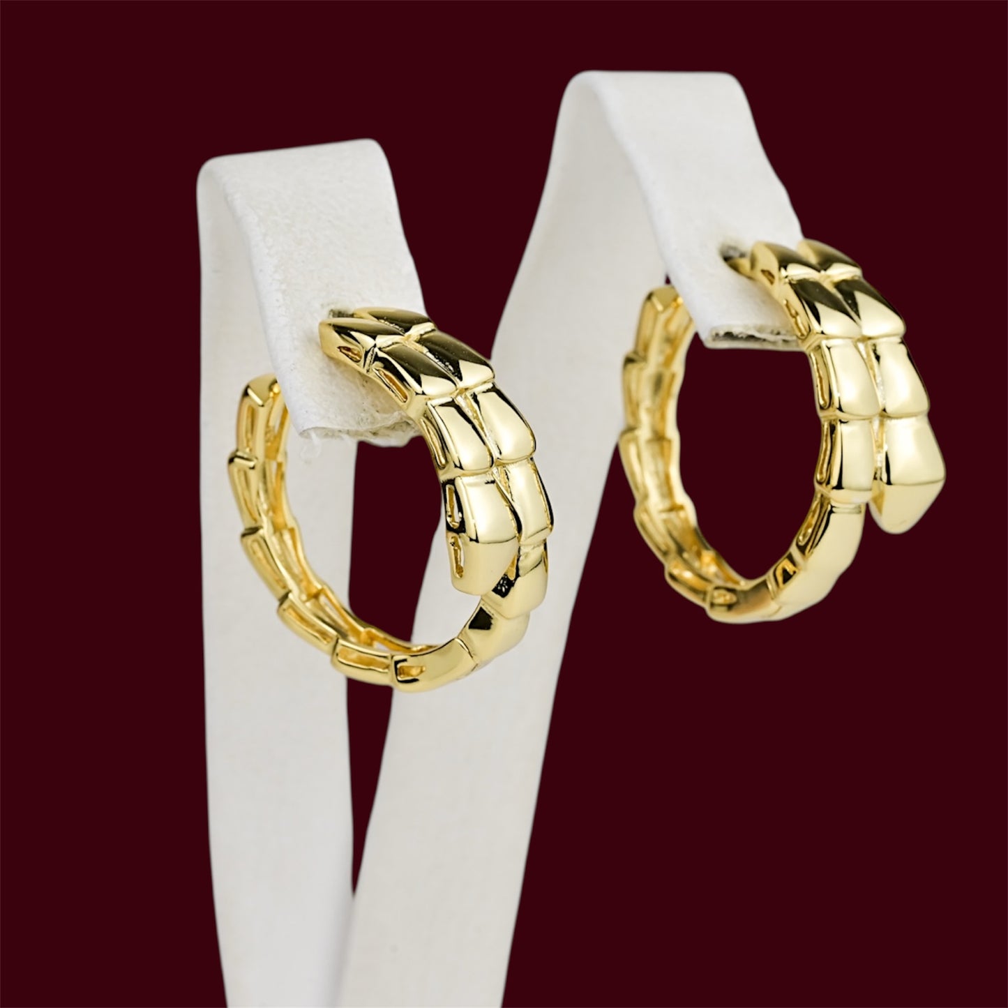 Silver 925 Yellow Gold Plated Set Snakes