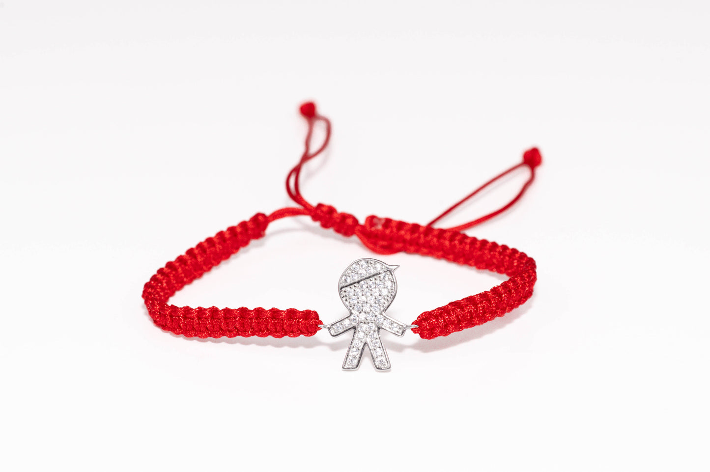 Silver Red Thread Bracelet Baby Boy