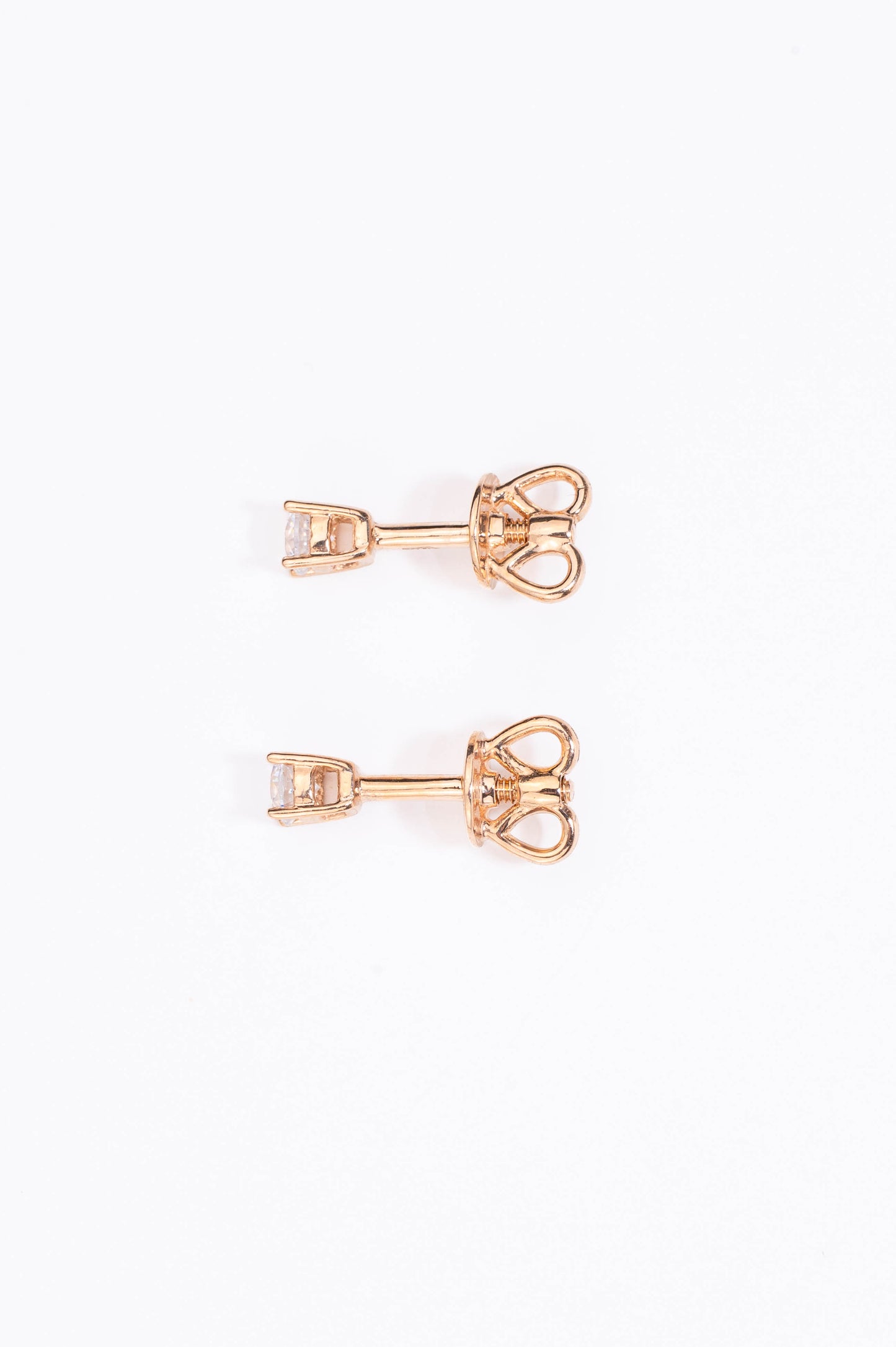 Stud Earrings with Zirconia stones