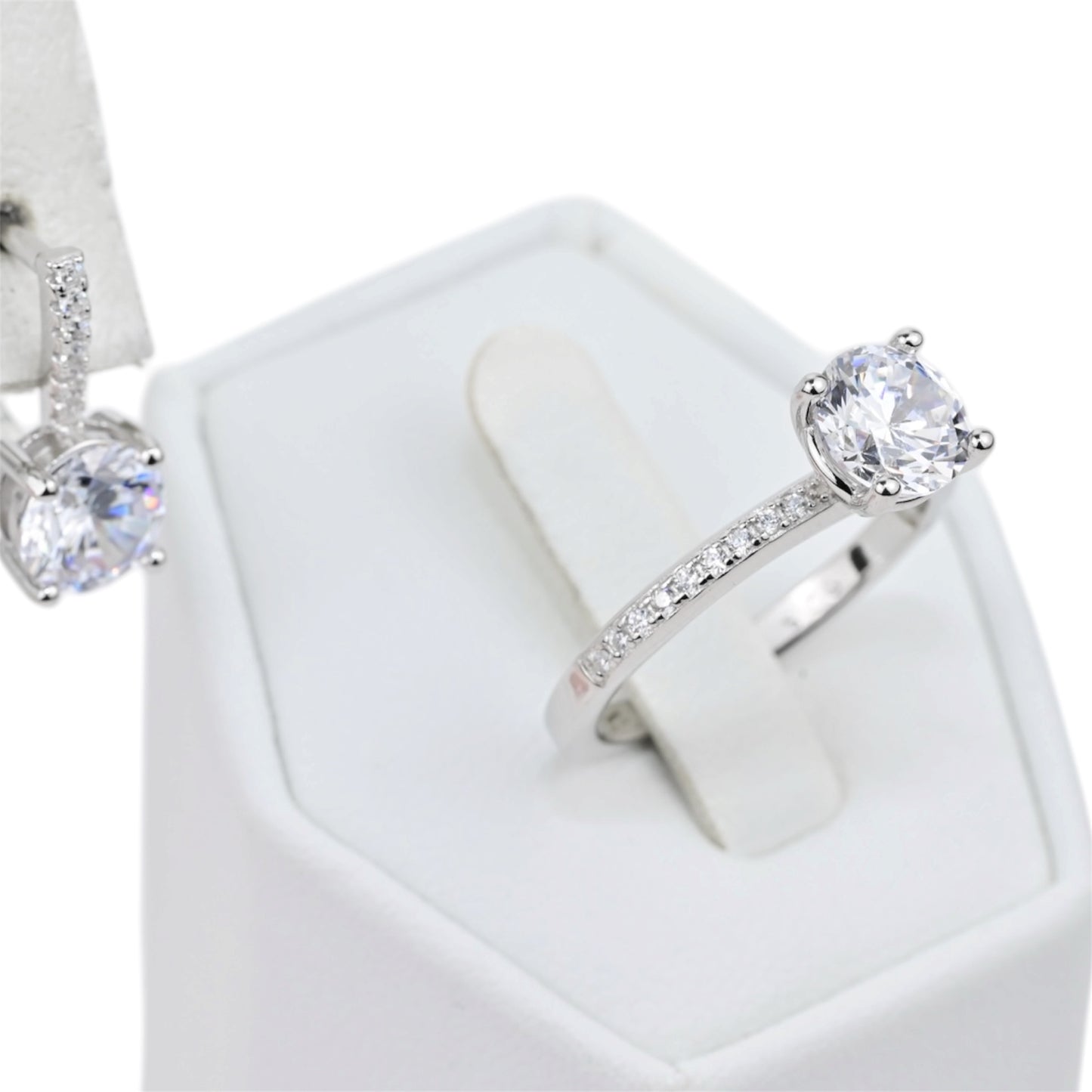 Silver Set with Zirconia stones
