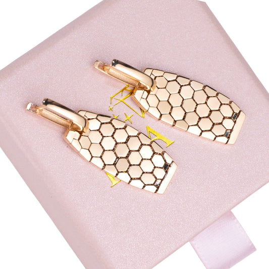 Rose Gold 585 Earrings