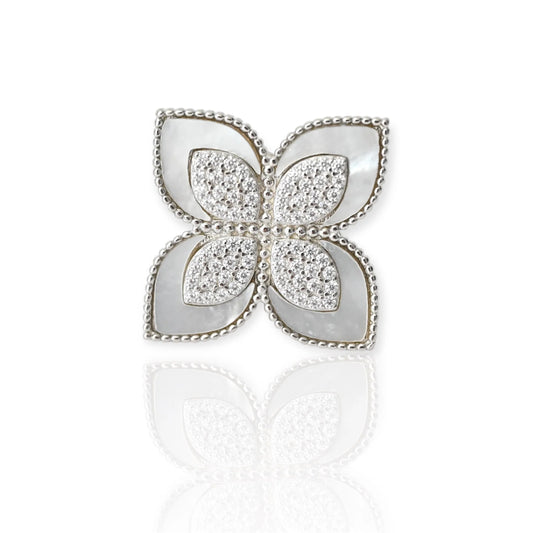 Ring Mother of Pearl Silver