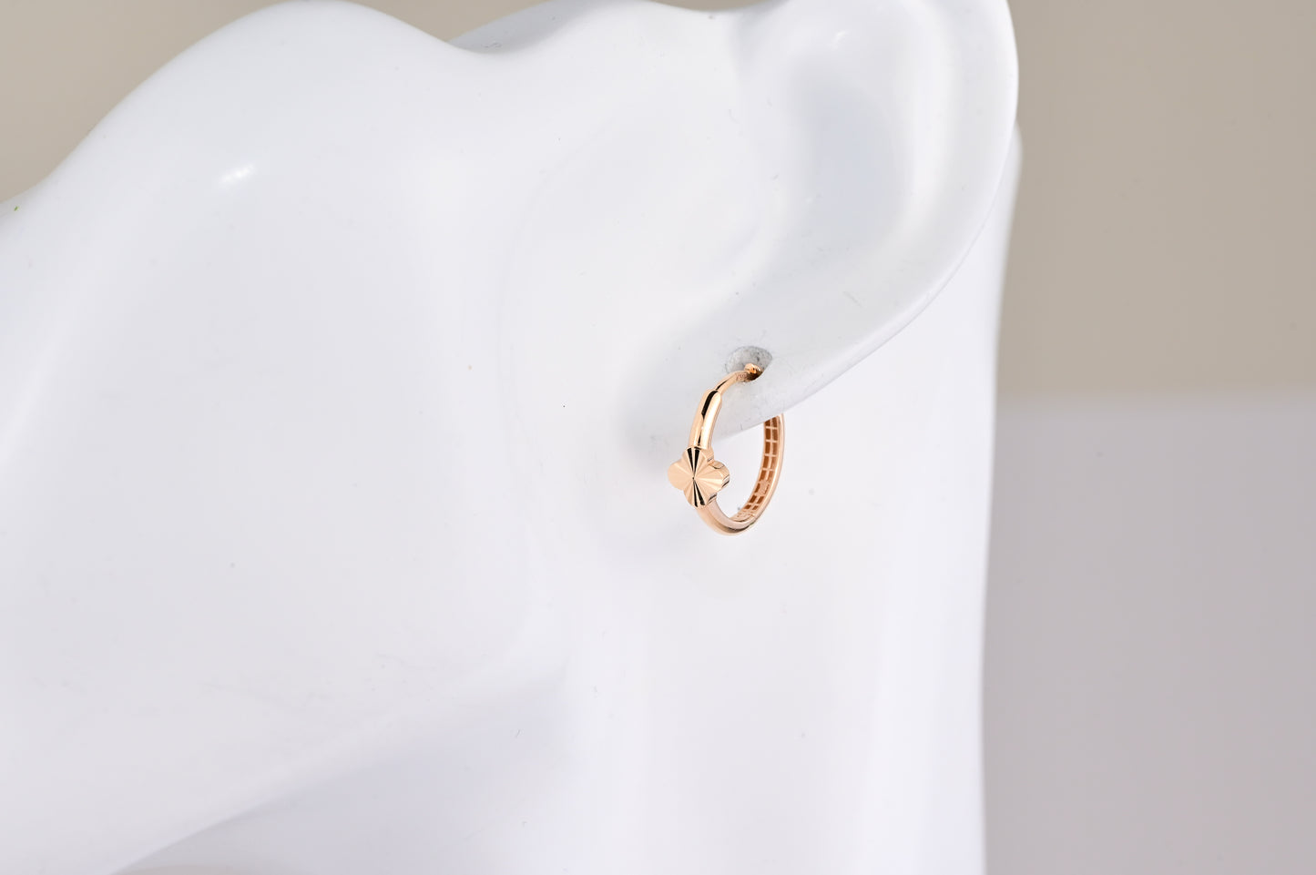 Rose Gold Hoops Earrings
