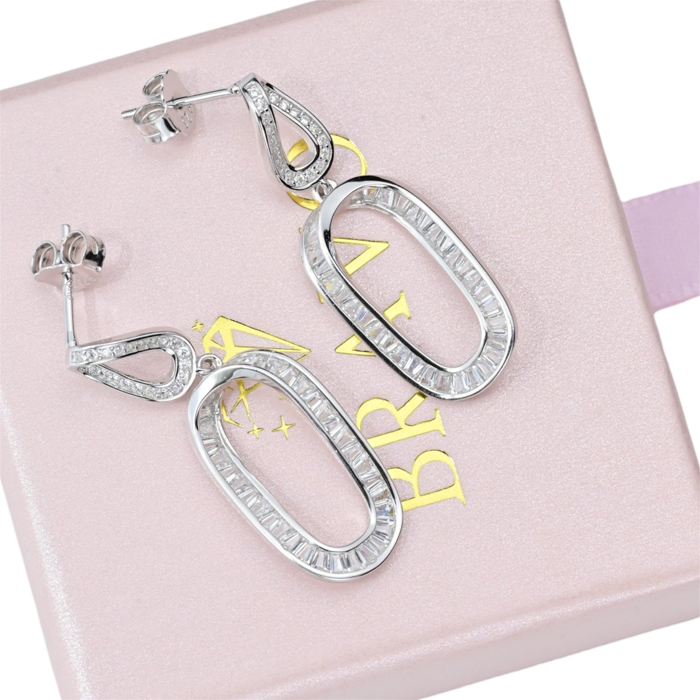 Silver Earrings Bright