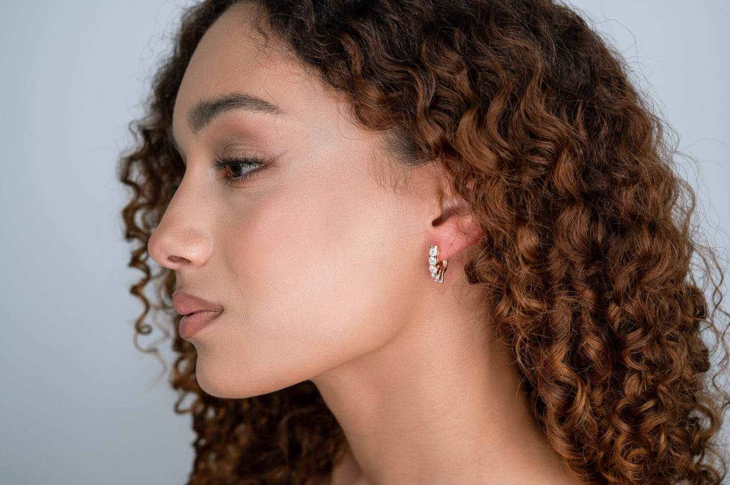 Earrings with Zirconia stones