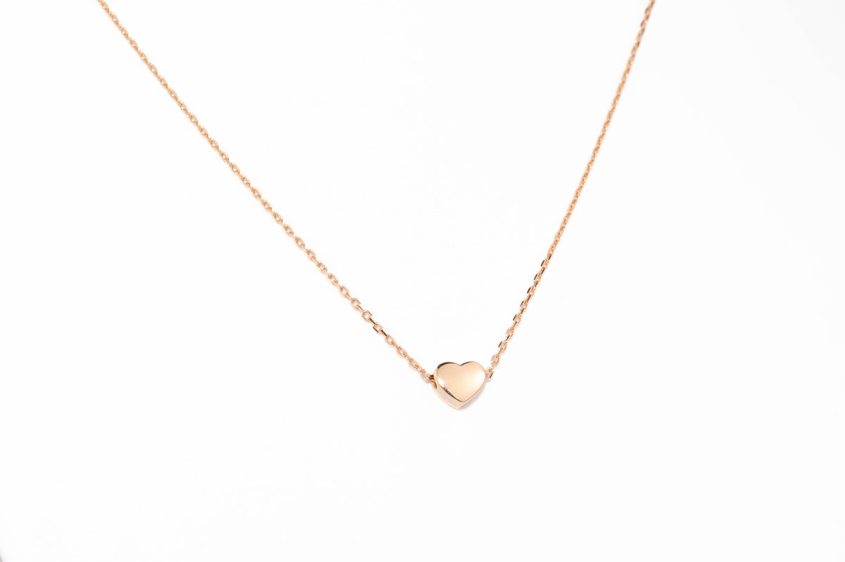 Necklace Heart Rose Gold