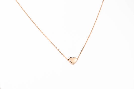 Necklace Heart Rose Gold