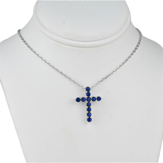 Silver Necklace Cross