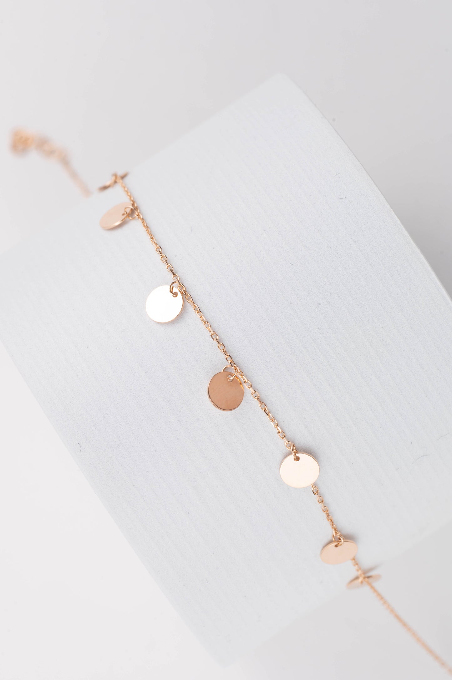 Rose Gold 585 Anklet