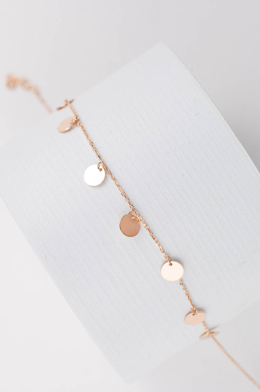 Rose Gold 585 Anklet