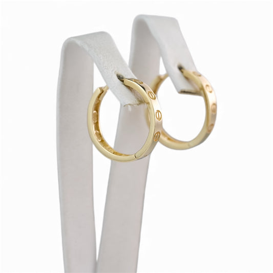 Hoops Earrings Yellow Gold